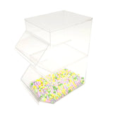 8X13X8" Stackable Acrylic Candy Bin Coffee Spice Grain Dispenser Pantry Display 19475