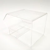 8X13X8" Stackable Acrylic Candy Bin Coffee Spice Grain Dispenser Pantry Display 19475