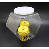 1 Gallon Plastic Candy Bin w/ Lift Off Lid   Clear 19485 1PK