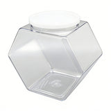 1 Gallon Plastic Candy Bin w/ Lift Off Lid   Clear 19485 1PK