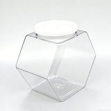1 Gallon Plastic Candy Bin w/ Lift Off Lid   Clear 19485 1PK