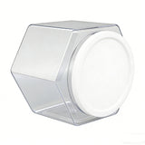 1 Gallon Plastic Candy Bin w/ Lift Off Lid   Clear 19485 1PK