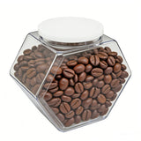 1 Gallon Plastic Candy Bin w/ Lift Off Lid   Clear 19485 1PK