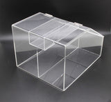 2.5 Gallon Acrylic Candy Bin, 2 Compartments, Scoop Holder 10 W X 8 H X 12 D