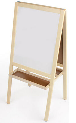 Childrens_Easel_with_Magnetic_Chalkboard,_Write on_White_Board,_2_Sided,_2_Trays
