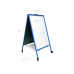 24.5x45" Double Sided Magnetic Dry Erase Easel Rolling Classroom Stand 19531