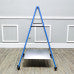 24.5x45" Double Sided Magnetic Dry Erase Easel Rolling Classroom Stand 19531