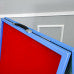 24.5x45" Double Sided Magnetic Dry Erase Easel Rolling Classroom Stand 19531
