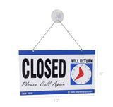 Window Sign Reversible Open Sign Closed Sign Door Sign Suction Cup Chain Board