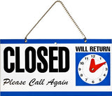 Window Sign Reversible Open Sign Closed Sign Door Sign Suction Cup Chain Board