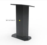 30  Podium for Floor, Large Reading Surface, Open Back with Shelf   Black 19587