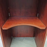 FixtureDisplays® 21.3 X 18.6 X 46" Collapsible Lectern with Knockdown Design 19595