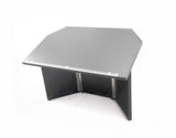 27 Table Top Podium with Folding Design, Portable - Black 19597