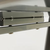 25 Curved Lectern for Floor, with Built in Shelf   Black 19618