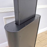 Height Adjustable Podium Lectern 42-52.6 H Gas Spring Lift MDF Steel Stand 19624