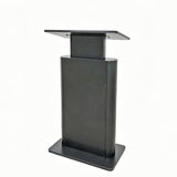 Height Adjustable Podium Lectern 42-52.6 H Gas Spring Lift MDF Steel Stand 19624