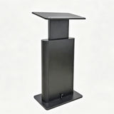Height Adjustable Podium Lectern 42-52.6 H Gas Spring Lift MDF Steel Stand 19624