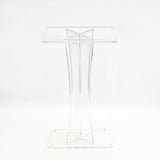 267X15X45" Clear Acrylic Podium Plexiglass Church Pulpit Lectern DebateClassroom 19650
