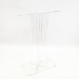 267X15X45" Clear Acrylic Podium Plexiglass Church Pulpit Lectern DebateClassroom 19650