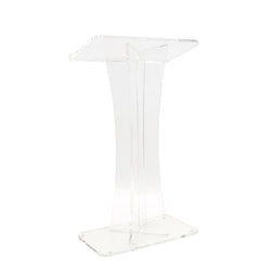 267X15X45" Clear Acrylic Podium Plexiglass Church Pulpit Lectern DebateClassroom 19650