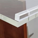 44 Wood Acrylic Podium Lectern Pulpit with Optional Cross, Brown 19657