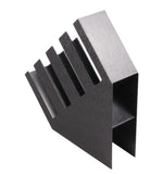 Cup Lid Organizer, 4 Compartments, Tabletop   Black 18.3 x 18.3 x 4.4 19702