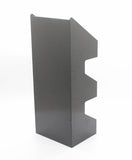 Tiered Condiment Organizer, 3 Compartments   Black 19711