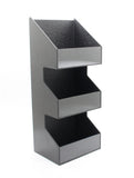Tiered Condiment Organizer, 3 Compartments   Black 19711