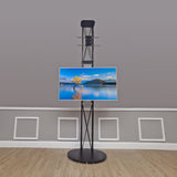 10 Feet Tall Portable TV Stand 2 Mounts TV Screens Monitors up to 60"Truss  19721