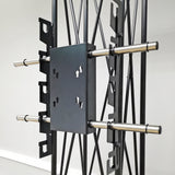 10 Feet Tall Portable TV Stand 2 Mounts TV Screens Monitors up to 60"Truss  19721