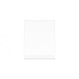 FixtureDisplays® 1PK 4 x 5" Clear Acrylic Sign Holder with Slant Back Design Portrait, Vertical Picture Frame 19780-4X5