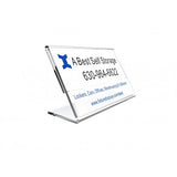 Acrylic Sign Holder Picture Photo Holder Poster Frame with Business Card Pocket