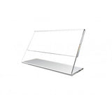 Acrylic Sign Holder Picture Photo Holder Poster Frame with Business Card Pocket