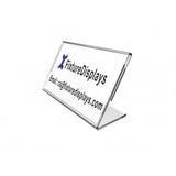 Acrylic Sign Holder Picture Photo Holder Poster Frame with Business Card Pocket