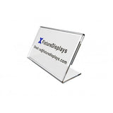 Acrylic Sign Holder Picture Photo Holder Poster Frame with Business Card Pocket