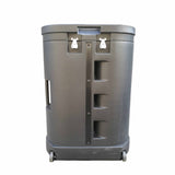 27.5X15X39" Tradeshow Carrying Case w/ Cover Convert to Podium Cocktail Table  19800+15936