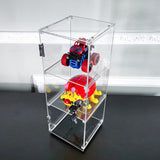 FixtureDisplays 6 x 6 x 16 Rotating Mini Acrylic Tower Showcase Display 20000