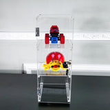 FixtureDisplays 6 x 6 x 16 Rotating Mini Acrylic Tower Showcase Display 20000