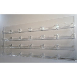 Clear 24 Pocket Wall Mount Business Card Holder 20022