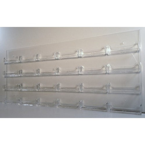 Clear 24 Pocket Wall Mount Business Card Holder 20022