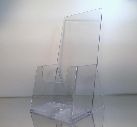 Clear Styrene Extra Deep Brochure Holder 20029