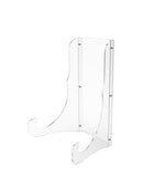 Clear Easel Plexiglass Plate Easel Display Acrylic Dinnerware Display Rack Stand 20037