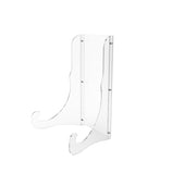 Clear Easel Plexiglass Plate Easel Display Acrylic Dinnerware Display Rack Stand 20037