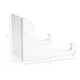 Mini Multipurpose Plexiglass Lucite Clear Acrylic Easel Bowl Easel 20038