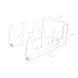 Clear Plexiglass Acrylic Dinnerware Plate Display Stand Easel 20040