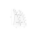 Clear Plastic Plexiglass Lucite Pen Display Horizontal 6 Pen Display 20041