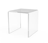 Clear Acrylic Riser: 3W x 3D x 3H, 1/8 Thick 20042