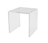 Clear Acrylic Riser: 3W x 3D x 3H, 1/8 Thick 20042