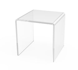 Clear Acrylic Riser: 3W x 3D x 3H, 1/8 Thick 20042