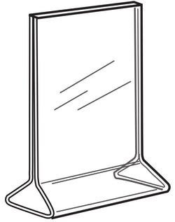 3 1/2W x 5 1/2H Top Loading Sign Holder 20049
